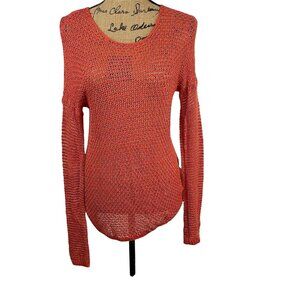 Tommy Bahama Open Knit Sweater Orange size XXS